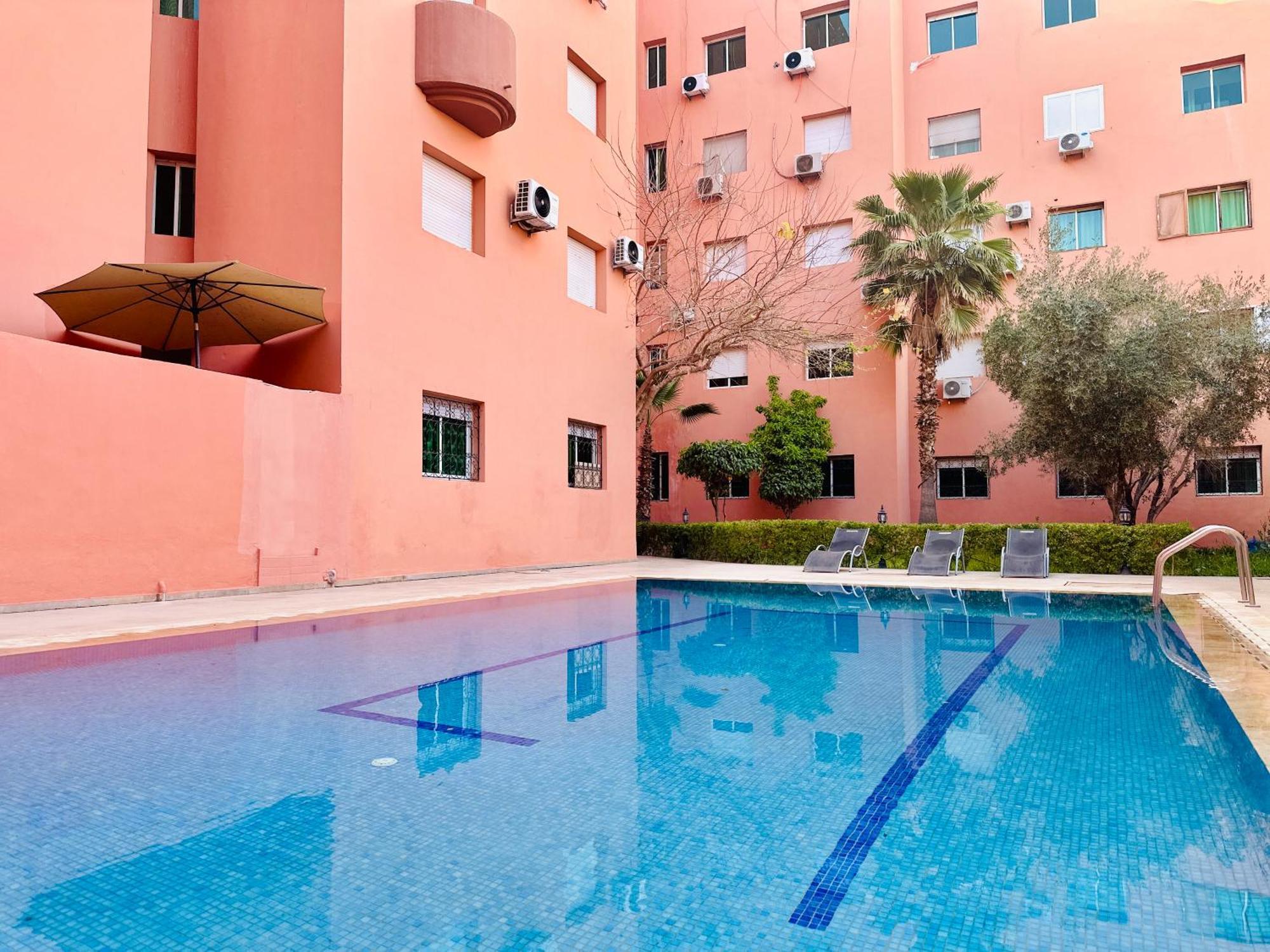 5 Minutes De La Gare Et Centre Ville Piscine Parking Marrakesh Exterior foto